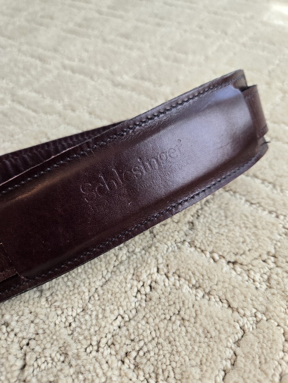 Vintage Schlesinger Oxblood Leather Briefcase - Picture 14 of 16